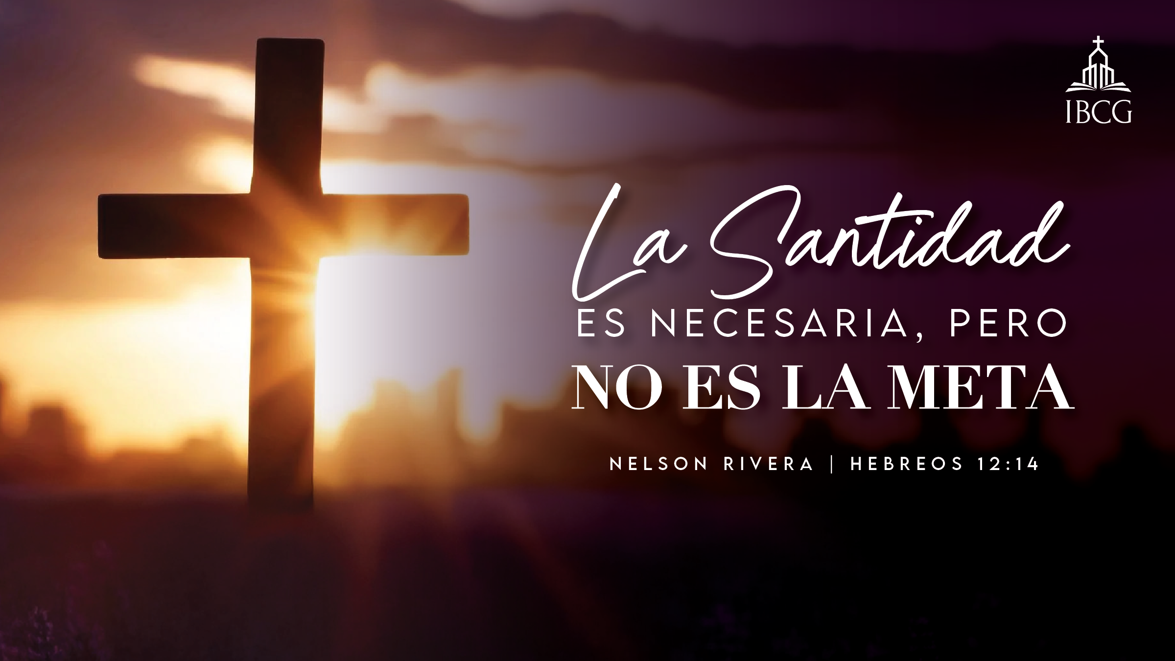 Predicación: La Santidad es necesaria, pero no es la meta – Hebreos 12:14 | Nelson Rivera